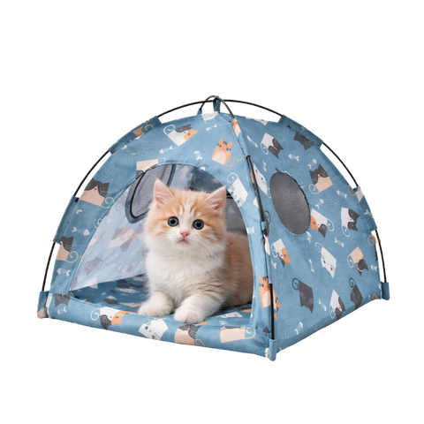 Carpa plegable para gatos y mascotas pequeñas