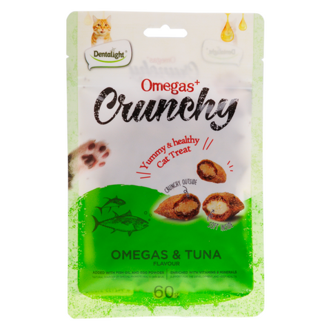 Pack Crunchy Omegas  6 Unidades + Bolita De Catnip