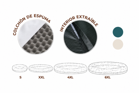 Cama KING ergonómica