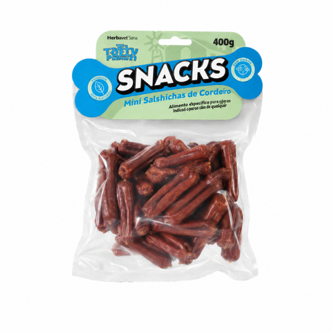 Mini Salchichas de Cordero para Perros
