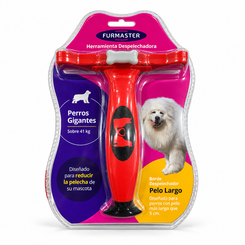 Cepillo Deslanador Pelo Largo XL