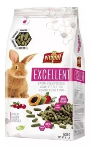 Alimento Completo Vitapol Para Conejo 500 Gr Petlandiachile