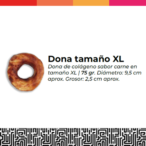 Dona tamaño XL, sabor carne