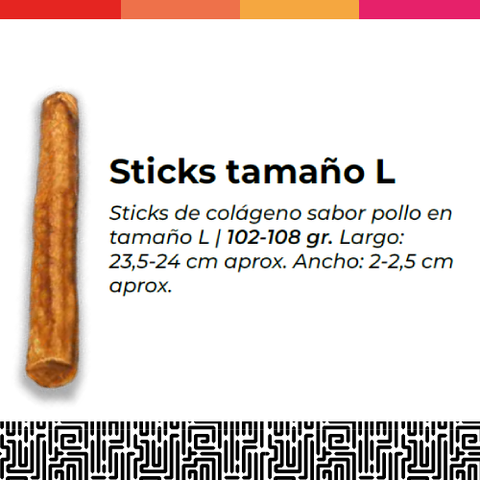 Sticks tamaño L, sabor pollo