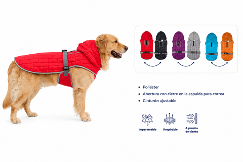 Parka Reversible para Perros