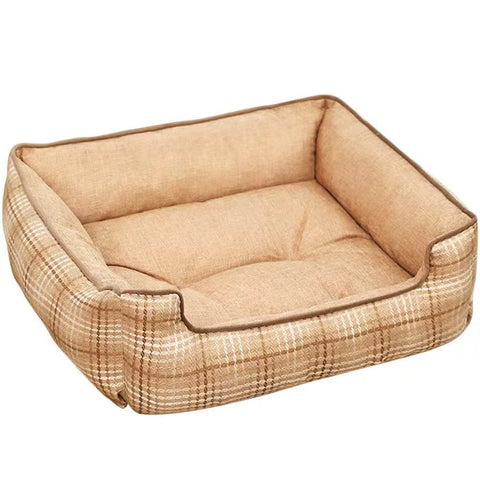 Cama Rectangular Chenille para Perros y Gatos