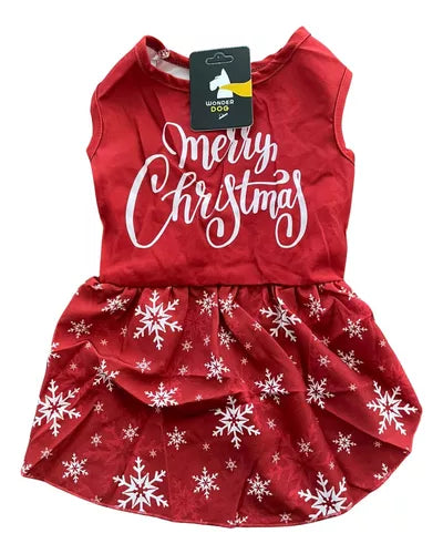 Vestido Navidad Para Mascotas Perros Y Gatos