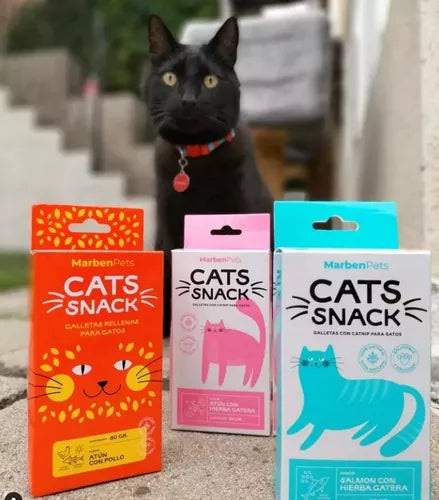 Pack 8 Galletas Catsnack + Tubito De Catnip Para Gato