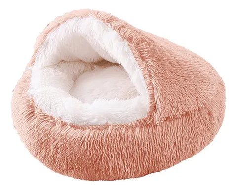 Cama Iglú Afelpada para Mascotas