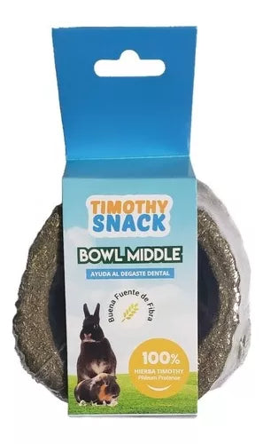 Snack Bowl Timothy Para Conejos Y Roedores M