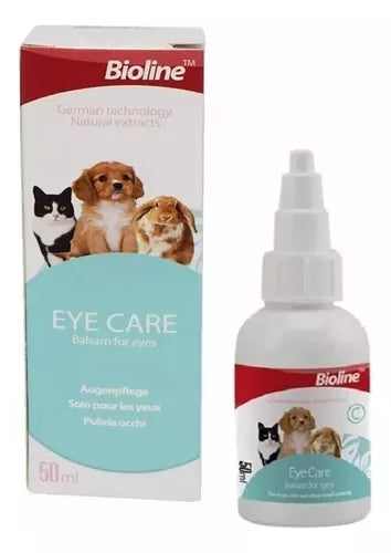 Bálsamo Limpiador Ojos Bioline Para Mascota Perro O Gato