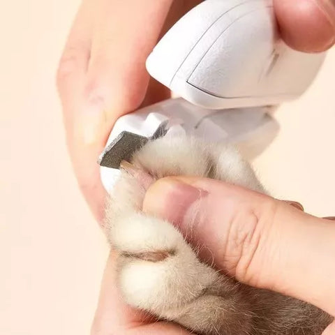 Corta Uñas Con Luz Led Y Lima Para Mascota