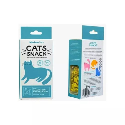 Pack 8 Galletas Catsnack + Tubito De Catnip