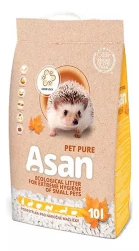 Sustrato Asan Pet Eco Ultra Higiénico Pequeñas Mascotas 10l