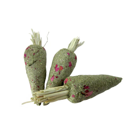 Timothy en Forma de Zanahoria – Snack Dental para Roedores