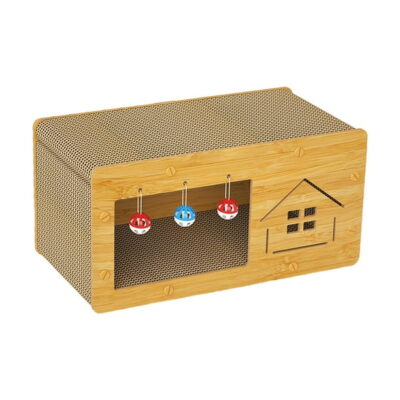 CASA RASCADOR DE CARTÓN