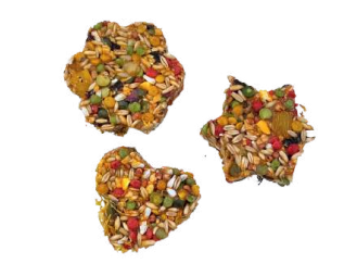 Figuritas con Pétalos de Flores – Snack Dental para Roedores