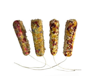 Barra de Frutas con Pétalos para pequeños roedores. (2 unidades)