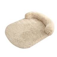 Cama media luna para perros y gatos