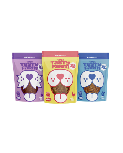 3x2 en Tasty Farm de 400 g.