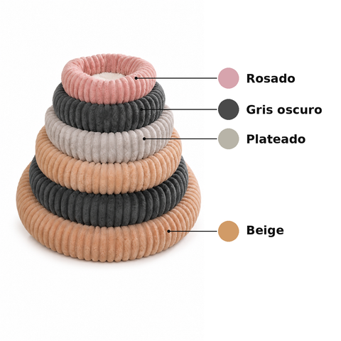 Cama Nido Circular para Perros y Gatos